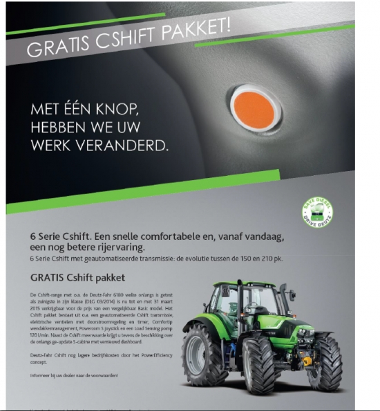 Gratis C shift Pakket