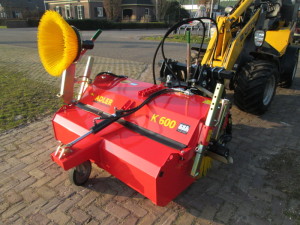 Adler veeg machine afgeleverd