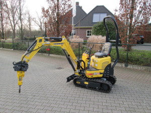 Net voor de kerst Yanmar SV08 afgeleverd