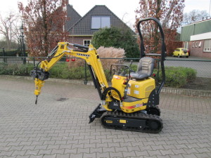 Net voor de kerst Yanmar SV08 afgeleverd