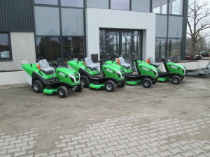 Tuin en parkmachines afgeleverd