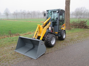 Gehl (Mustang ) Shovel voor Loonbedrijf Gebr .te Bokkel