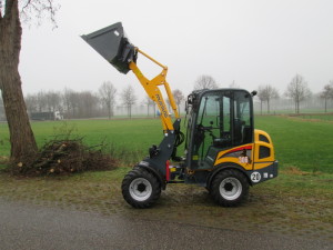 Gehl (Mustang ) Shovel voor Loonbedrijf Gebr .te Bokkel