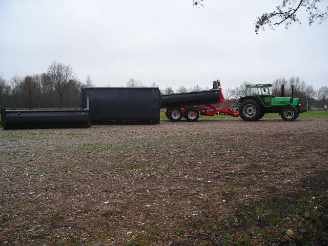 afgeleverd Bigab met 3 bakken 