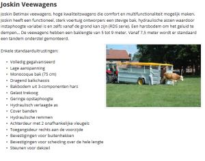 Joskin veewagen afgeleverd