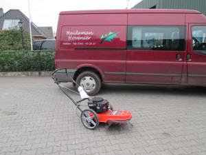 Aflevering tuin & park machines ook in volle gang