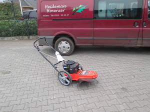 Aflevering tuin & park machines ook in volle gang