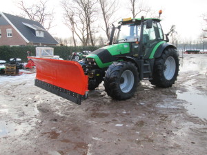 Nieuwe sneeuwschuif voor Loonbedrijf te Bokkel