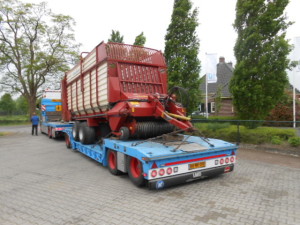 Opraapwagen Afgeleverd