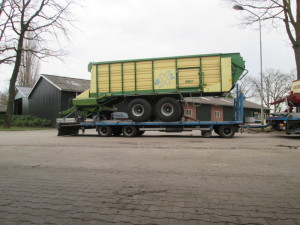 Gebruikte Krone opraapwagen afgeleverd